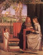 Dante Gabriel Rossetti Girlhood of Mary Virgin Germany oil painting artist